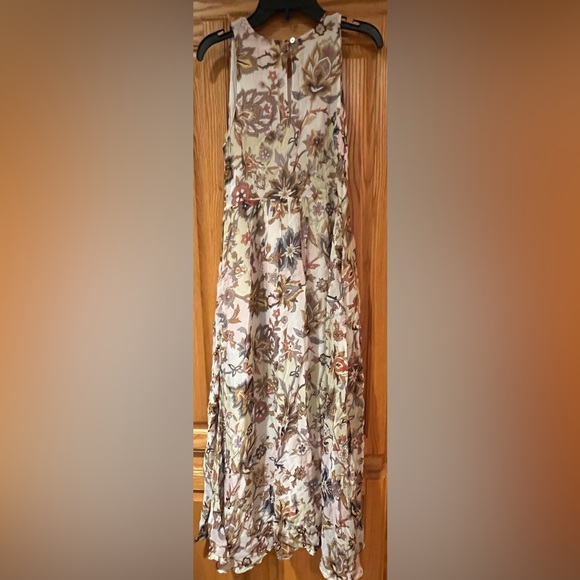 Anthropologie Free People One Fine Day Terrace Sleeveless Floral Midi Dress Sz 2 - Picture 10 of 13